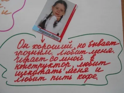 Стінгазета «за що я люблю тата»