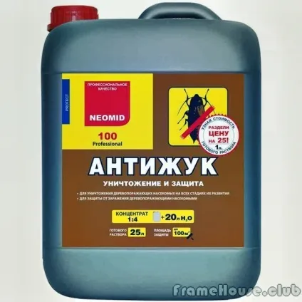 Засоби боротьби з жуками-короїдами - своєчасна обробка деревини до початку будівельних робіт (обробка) Засоби боротьби з жуками-короїдами - своєчасна обробка деревини до початку будівельних робіт