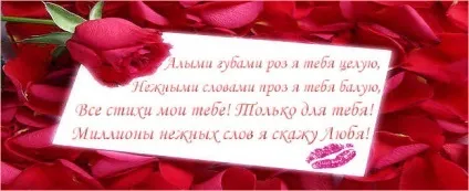Віршики коханому хлопцеві, чоловікові про любов (любов) Віршики коханому хлопцеві, чоловікові про любов