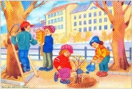Сюжетні картинки, веселка