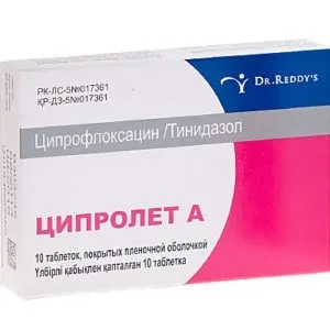 Таблетки - ципролет від чого допомагають, що лікують (список показань застосування) Таблетки - ципролет від чого допомагають, що лікують