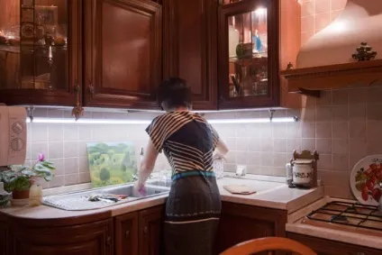 Світлодіодне підсвічування для кухні вибір і монтаж своїми руками (схема підключення) Світлодіодне підсвічування для кухні вибір і монтаж своїми руками