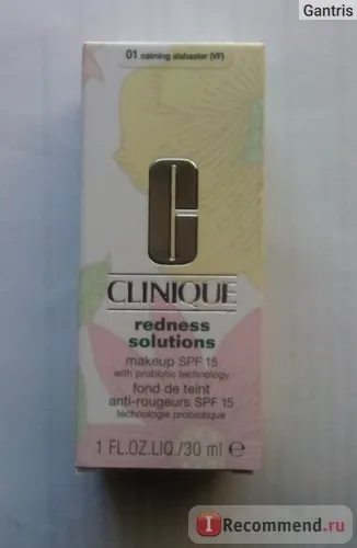 Тональний крем clinique redness solutions makeup spf 15 - «добре поводиться на шкірі, але викликав (тональний) Тональний крем clinique redness solutions makeup spf 15 - «добре поводиться на шкірі, але викликав