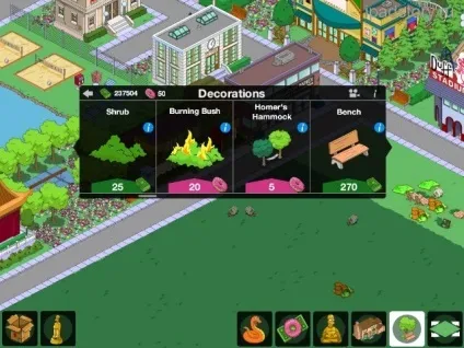 The simpsons tapped out, все про ipad