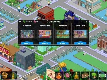 The simpsons tapped out, все про ipad