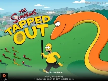 The simpsons tapped out, все про ipad