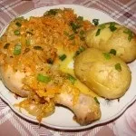 Тушкована курка з овочами в мультиварці (курка) Тушкована курка з овочами в мультиварці