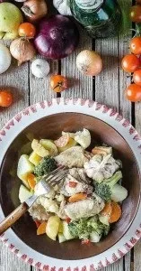 Тушкована курка з овочами в мультиварці 1