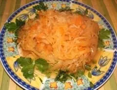 Тушкована капуста з куркою калорійність (калорійність) Тушкована капуста з куркою калорійність