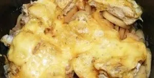 Тушкована курка з овочами в мультиварці 1