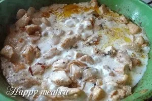 Тушкована курка з вершками, рецепт приготування (приготування) Тушкована курка з вершками, рецепт приготування