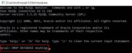 Видалити базу даних mysql - прості кроки доступні навіть новачкам (даних) Видалити базу даних mysql - прості кроки доступні навіть новачкам