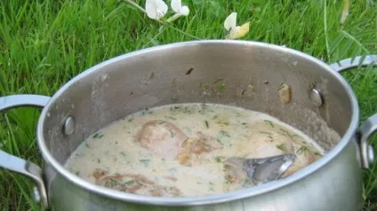 Тушкована курка з вершками (тушкована курка вершками) Тушкована курка з вершками
