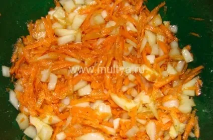 Тушкована курка з овочами в мультиварці (курка овочами мультиварці) Тушкована курка з овочами в мультиварці