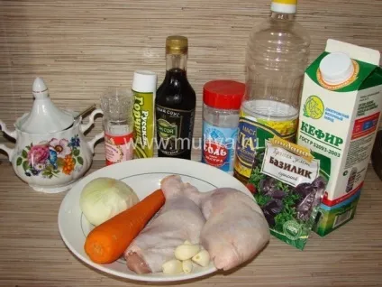 Тушкована курка з овочами в мультиварці (овочами) Тушкована курка з овочами в мультиварці