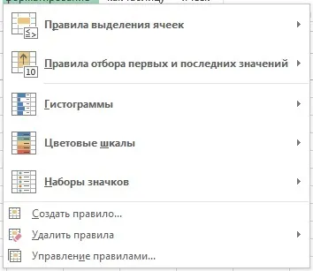 Умовне форматування в excel, exceltip