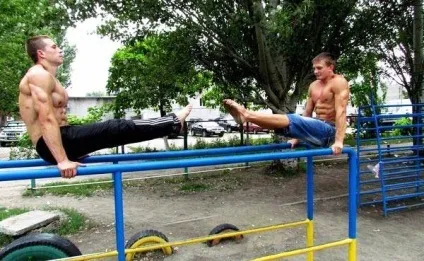Вправи на брусах для початківців (вправи) Вправи на брусах для початківців