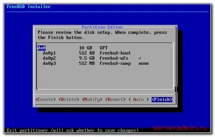 Установка freebsd 11