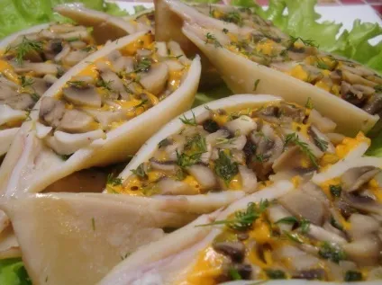 Смачні рецепти з кальмарами