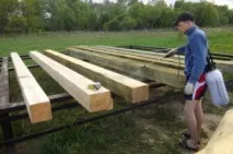 Кроквяна система односхилого даху схема система