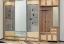 Вбудована шафа в передпокій фото в коридорі, дизайн двері для, ідеї маленької, креслення і варіанти (передпокій) Вбудована шафа в передпокій фото в коридорі, дизайн двері для, ідеї маленької, креслення і варіанти