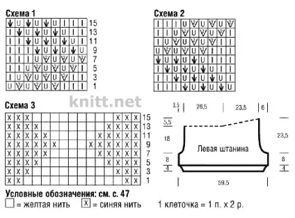 В'язані спицями жіночі шорти (жіночі) В'язані спицями жіночі шорти