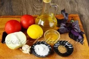 Закуска з помідорів з цибулею до шашлику (помідор) Закуска з помідорів з цибулею до шашлику