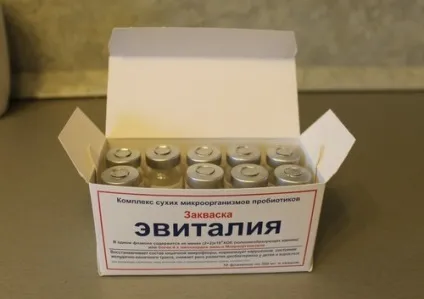 Закваска евіталія приготування, застосування, склад (склад) Закваска евіталія приготування, застосування, склад
