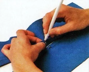 Застібки - крій та шиття (білизни диванних подушок) Застібки - крій та шиття