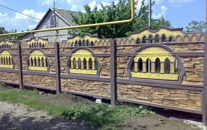 Залізобетонний паркан для дачі (тільки після цього) Залізобетонний паркан для дачі