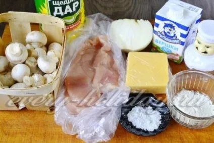 Жульєн з куркою і грибами, покрокові рецепти з фото (грибами) Жульєн з куркою і грибами, покрокові рецепти з фото