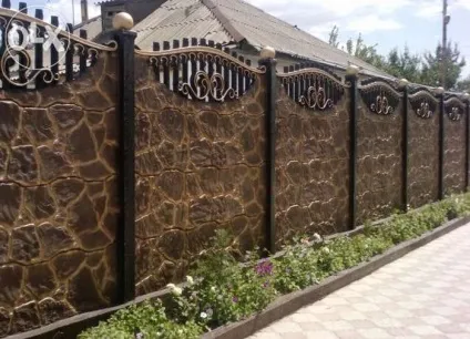 Залізобетонний паркан для дачі (дачі) Залізобетонний паркан для дачі