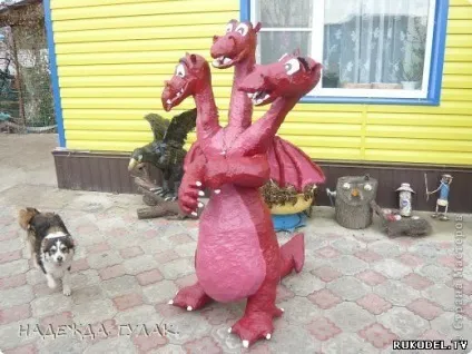 Змій гірничо, садові фігура своїми руками (гірничо) Змій гірничо, садові фігура своїми руками