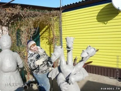 Змій гірничо, садові фігура своїми руками (змій) Змій гірничо, садові фігура своїми руками