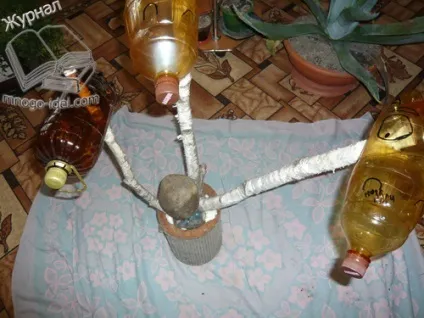 Змій гірничо з пластикових пляшок і піни майстер клас