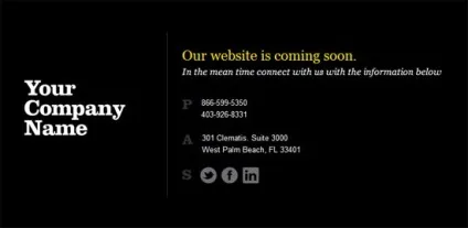 Безкоштовні html5 сторінки скоро (coming soon) з адаптивним дизайном