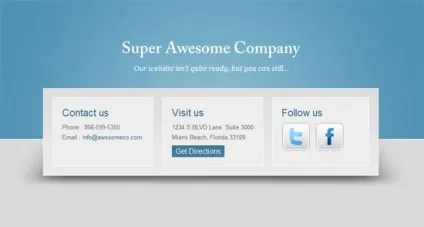 Безкоштовні html5 сторінки скоро (coming soon) з адаптивним дизайном