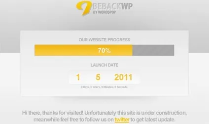 Безкоштовні html5 сторінки скоро (coming soon) з адаптивним дизайном