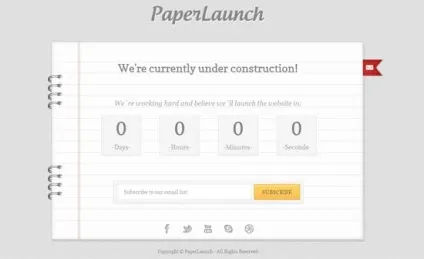 Безкоштовні html5 сторінки скоро (coming soon) з адаптивним дизайном