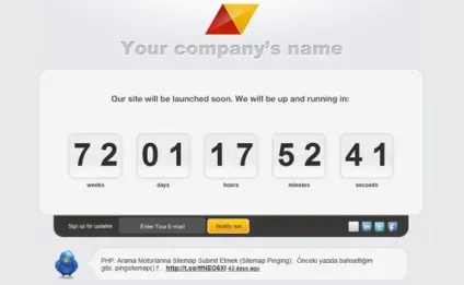 Безкоштовні html5 сторінки скоро (coming soon) з адаптивним дизайном