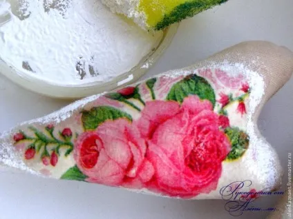 Декупаж на тканині - ярмарок майстрів - ручна робота, handmade (губка) Декупаж на тканині - ярмарок майстрів - ручна робота, handmade