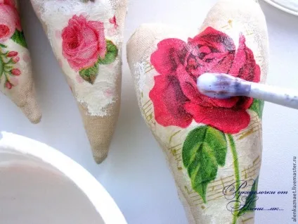 Декупаж на тканині - ярмарок майстрів - ручна робота, handmade (губка) Декупаж на тканині - ярмарок майстрів - ручна робота, handmade