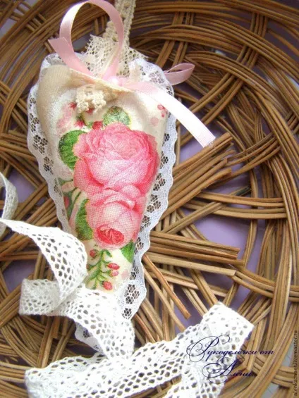 Декупаж на тканині - ярмарок майстрів - ручна робота, handmade (троянди) Декупаж на тканині - ярмарок майстрів - ручна робота, handmade