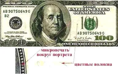 Долари сша-як відрізнити підробку (UNITED STATES AMERICA) Долари сша-як відрізнити підробку