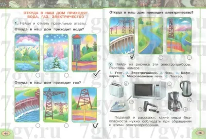 Гдз - навколишній світ 1 клас