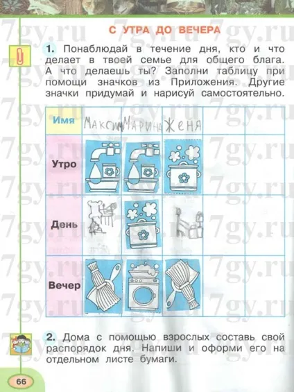 Гдз - навколишній світ 1 клас