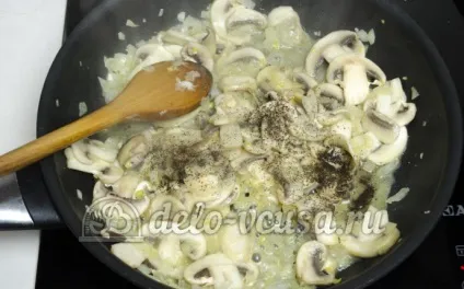 Гречана каша з грибами рецепт з покроковими фото (Більш детально тонкощах приготування) Гречана каша з грибами рецепт з покроковими фото