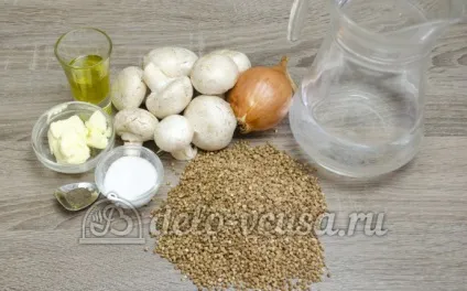 Гречана каша з грибами рецепт з покроковими фото (як приготувати гречку з грибами) Гречана каша з грибами рецепт з покроковими фото