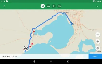Імпорт карт kml в, по австралії