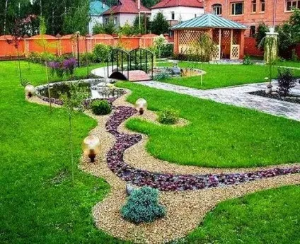 Вишуканий декор - мармурова крихта в ландшафтному дизайні (ландшафт) Вишуканий декор - мармурова крихта в ландшафтному дизайні